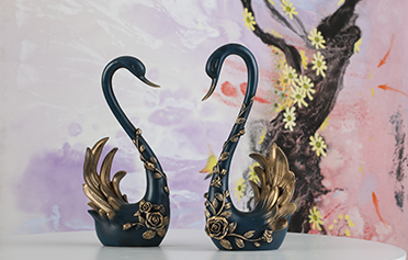 創意實用結婚天鵝家居飾品A178